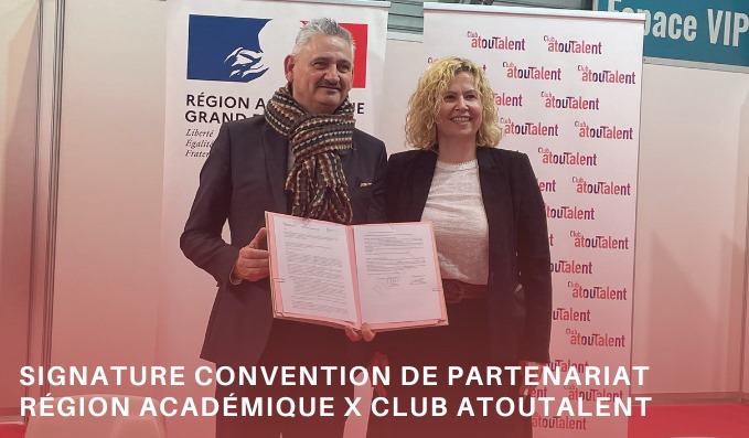 Signature de la convention région académique